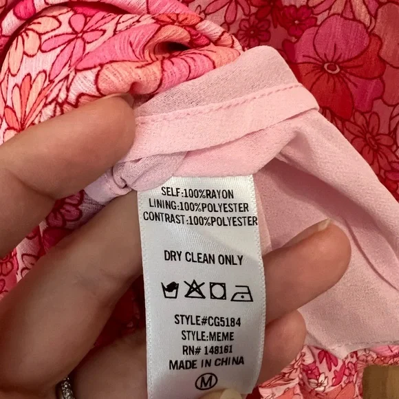 Buddy Love Meme Maxi Dress Tie Shoulder Medium NWT - Picture 10 of 12